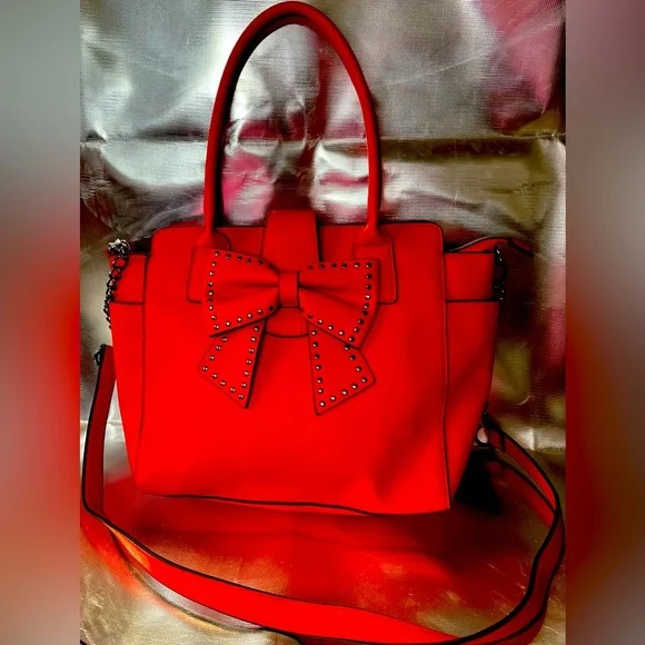 Betsey johnson shop red purse